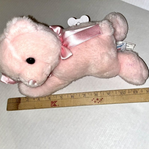 Aurora Baby Plush Pink Stuffed Bear Musical Girl Wind Up Lovey 11" Lullaby - Picture 3 of 8